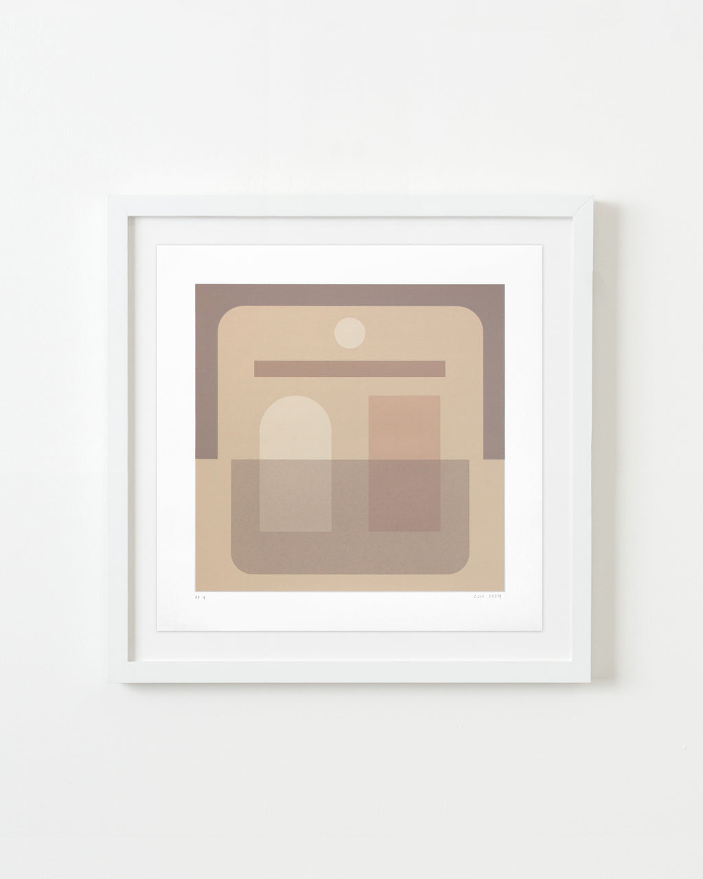 Vocab Color Study in Neutral | Carla Weeks | Buy Original Art Online ...