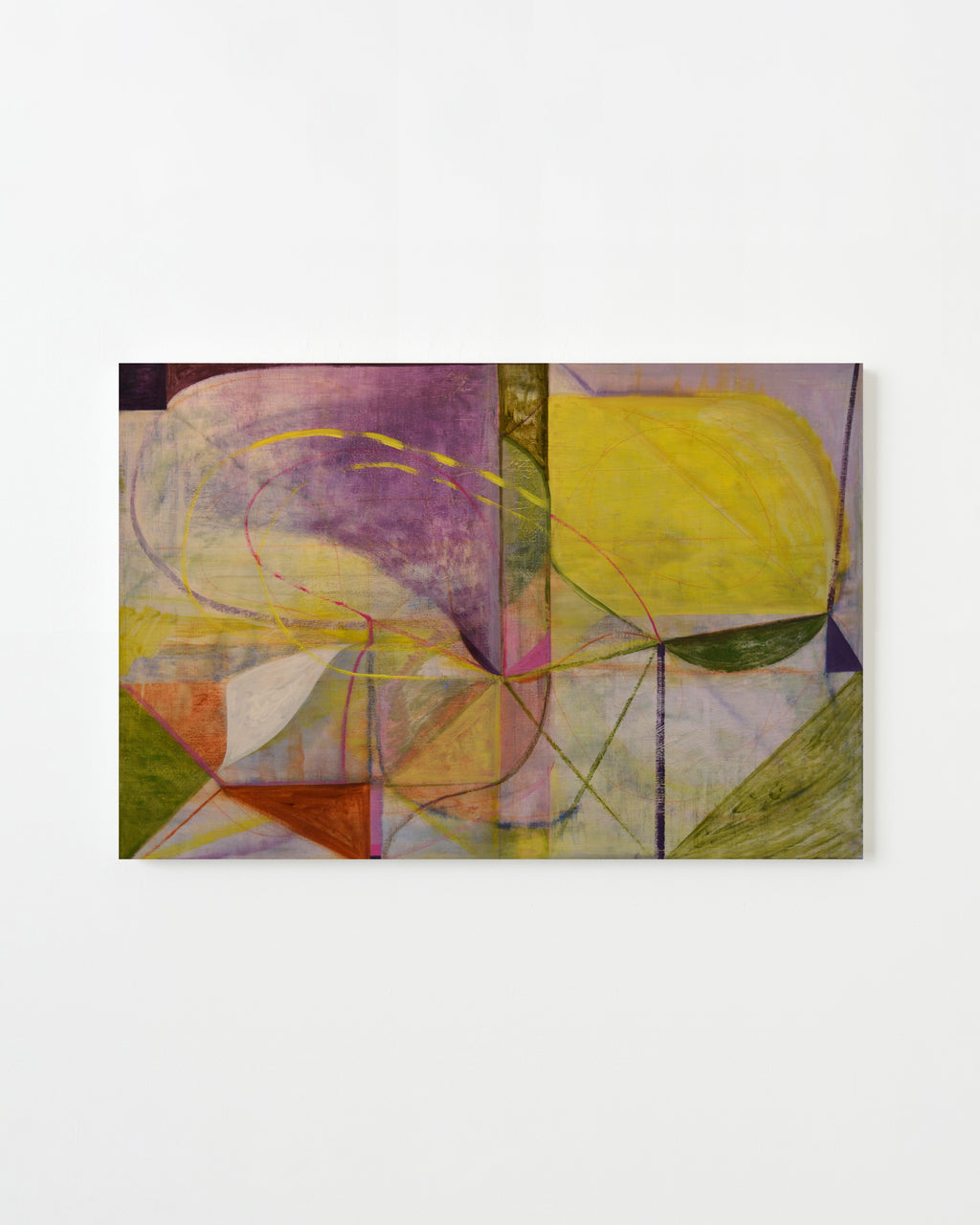 Painting by Jackie Meier titled "Light's Lasso" - 1.