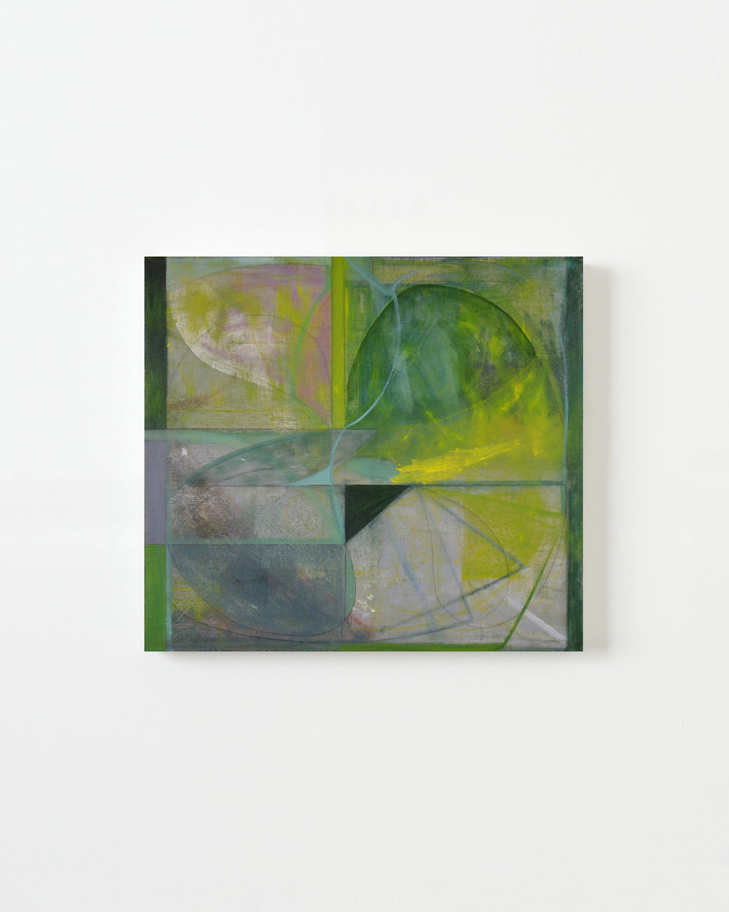 Painting by Jackie Meier titled "Grasshopper" - 1.