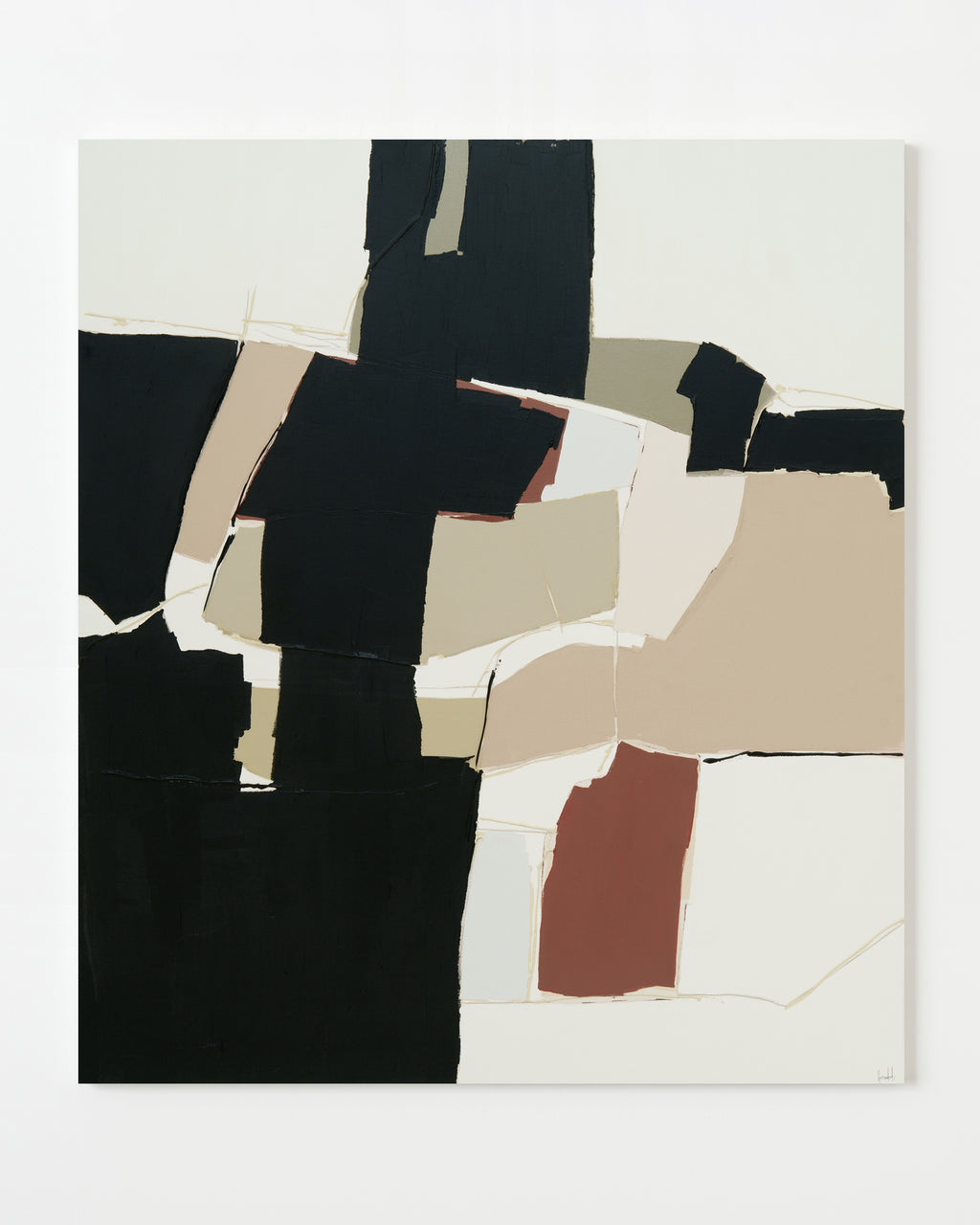 Painting by Holly Addi titled "Sienna" - 1.