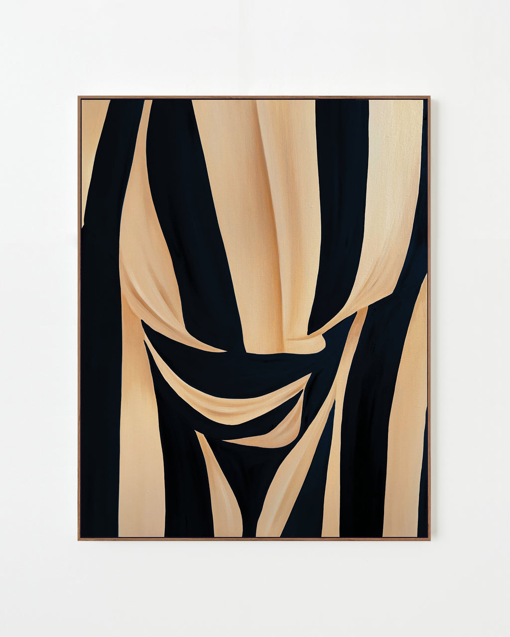 Painting by Caroline Walls titled "Tongue Tied" - 1.