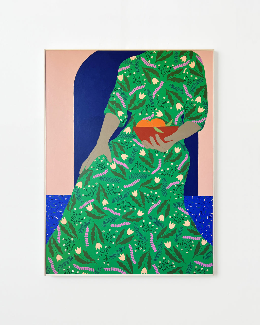Painting by Carmen McNall titled "Offering #4" - 1.