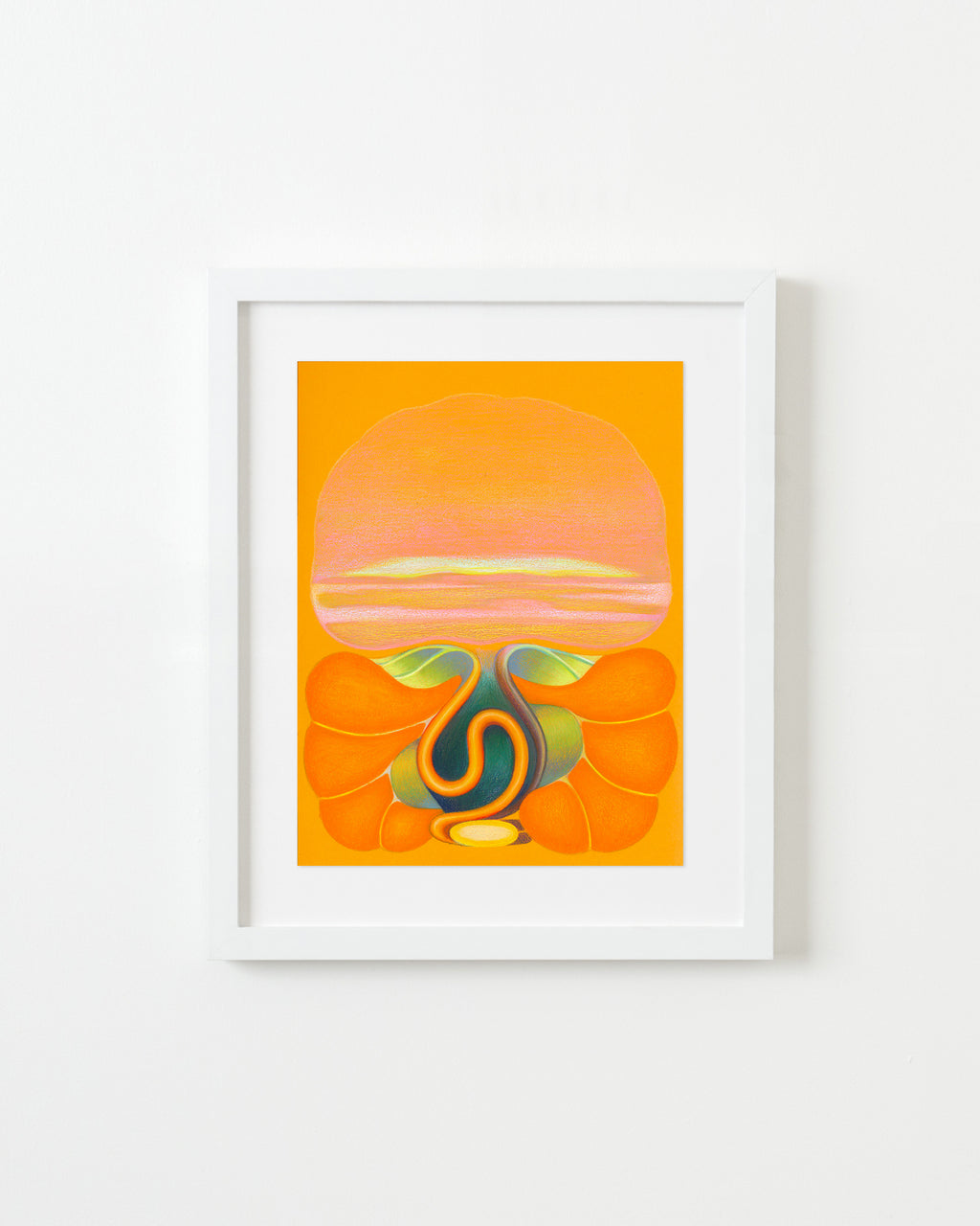 Drawing by Roche titled "Wild Seeds , Sun" - 1.
