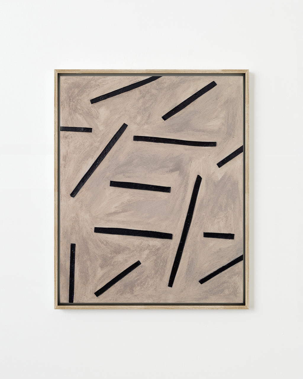 Painting by J.C. Fontanive titled "Organizing Principle" - 1.