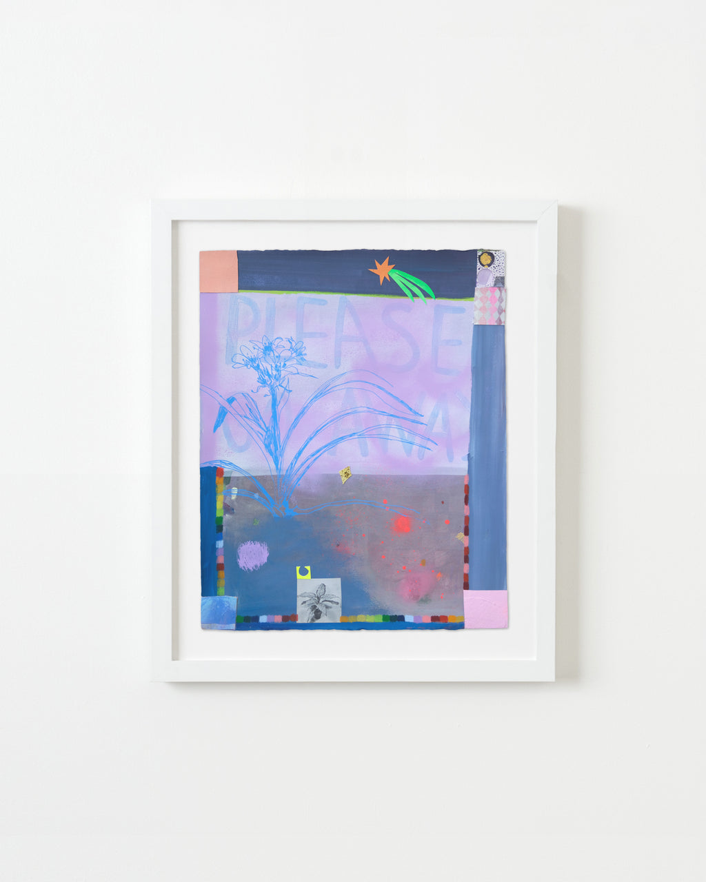 Painting by Ashely Peifer titled "keep out" - 1.