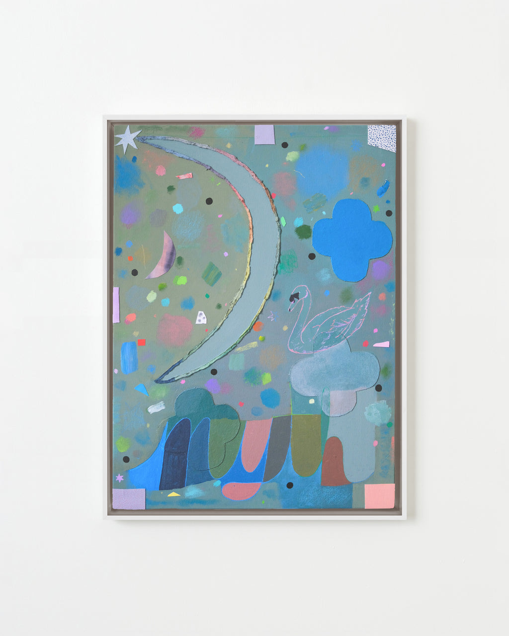 Painting by Ashely Peifer titled "mythopoesis" - 1.