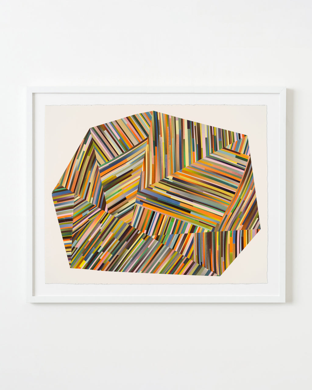 Mixed Media by Laura Berman titled "Tectonics 4" - 1.