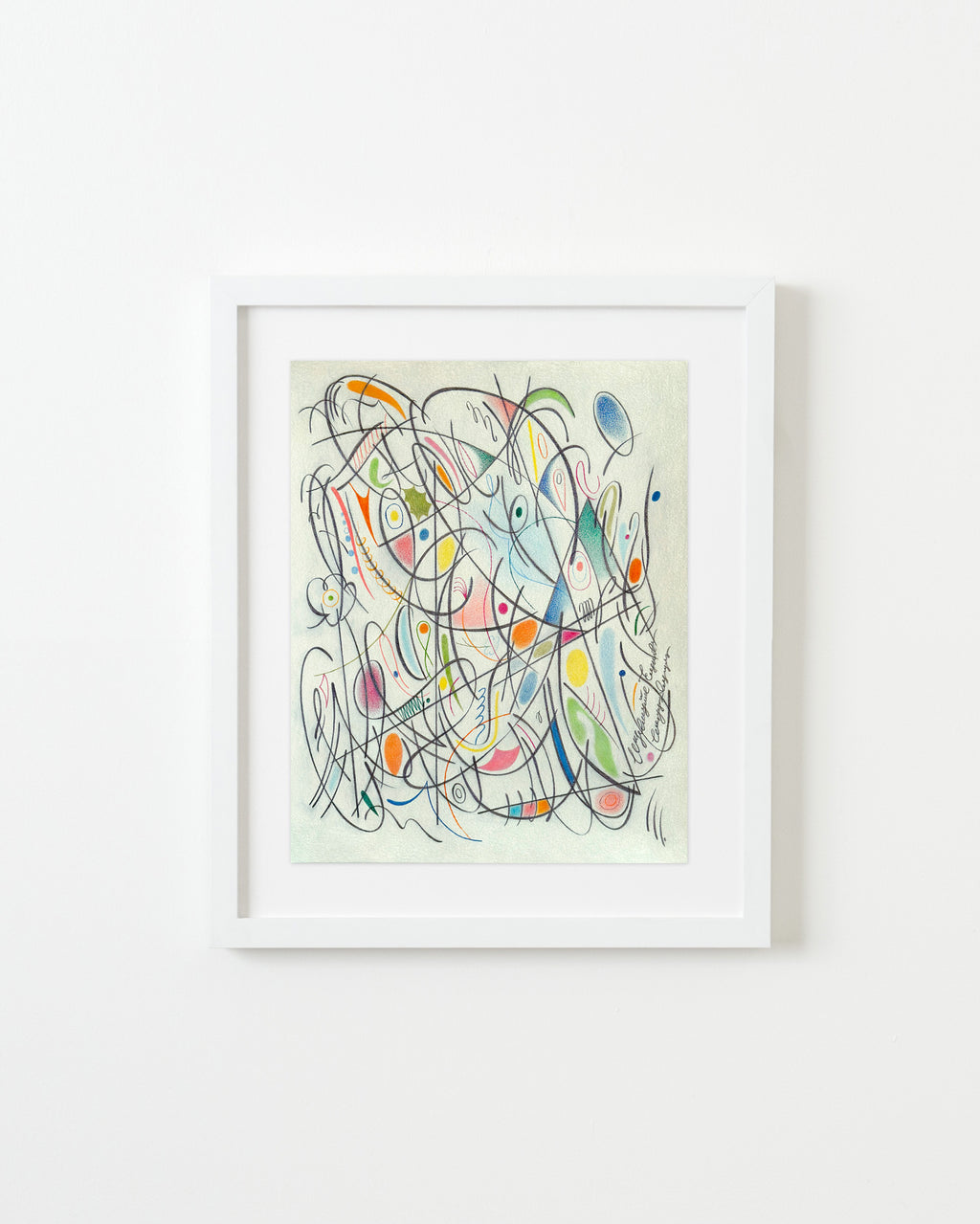 Drawing by Gizem Vural titled "Green Days" - 1.