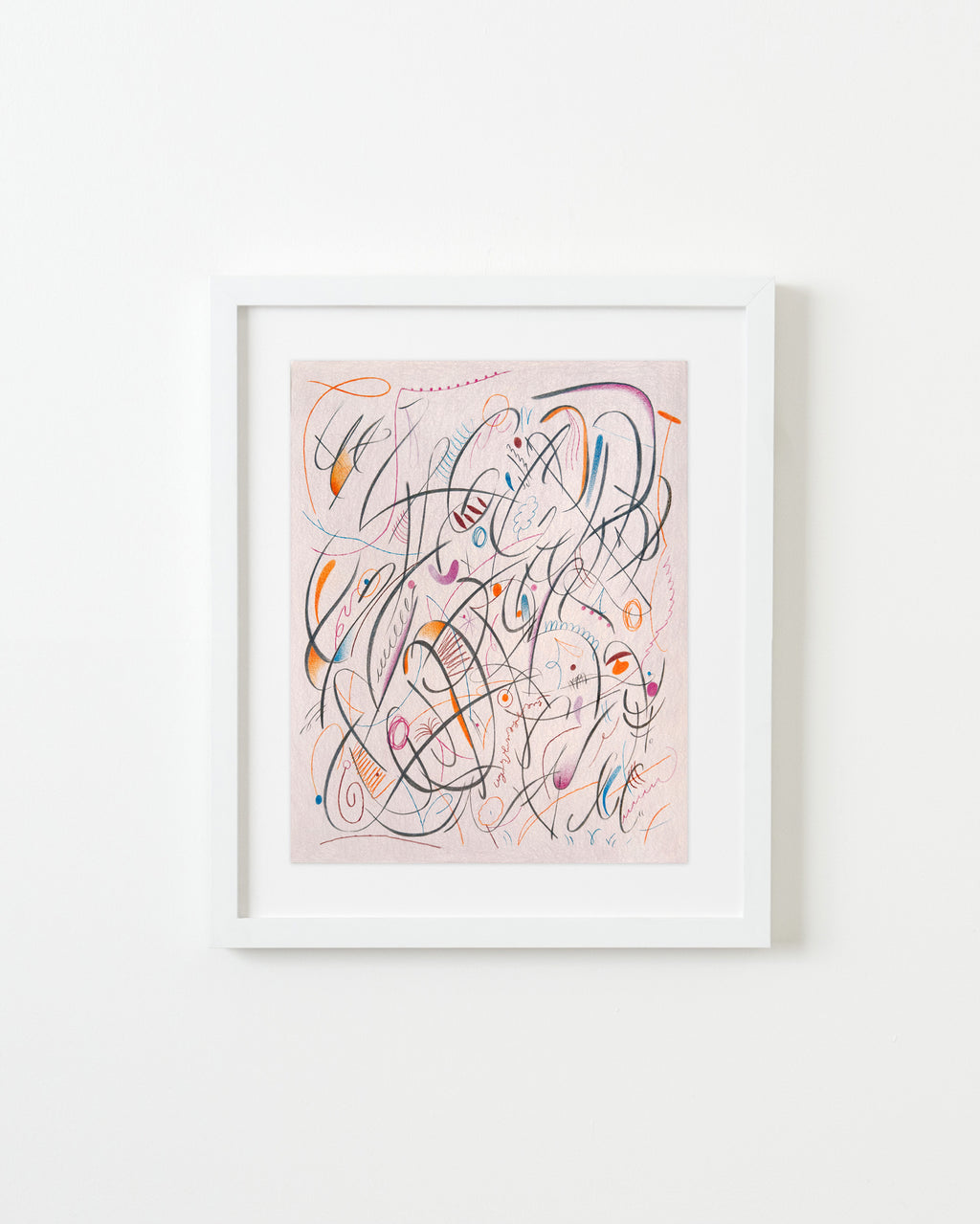 Drawing by Gizem Vural titled "Pink Snow" - 1.