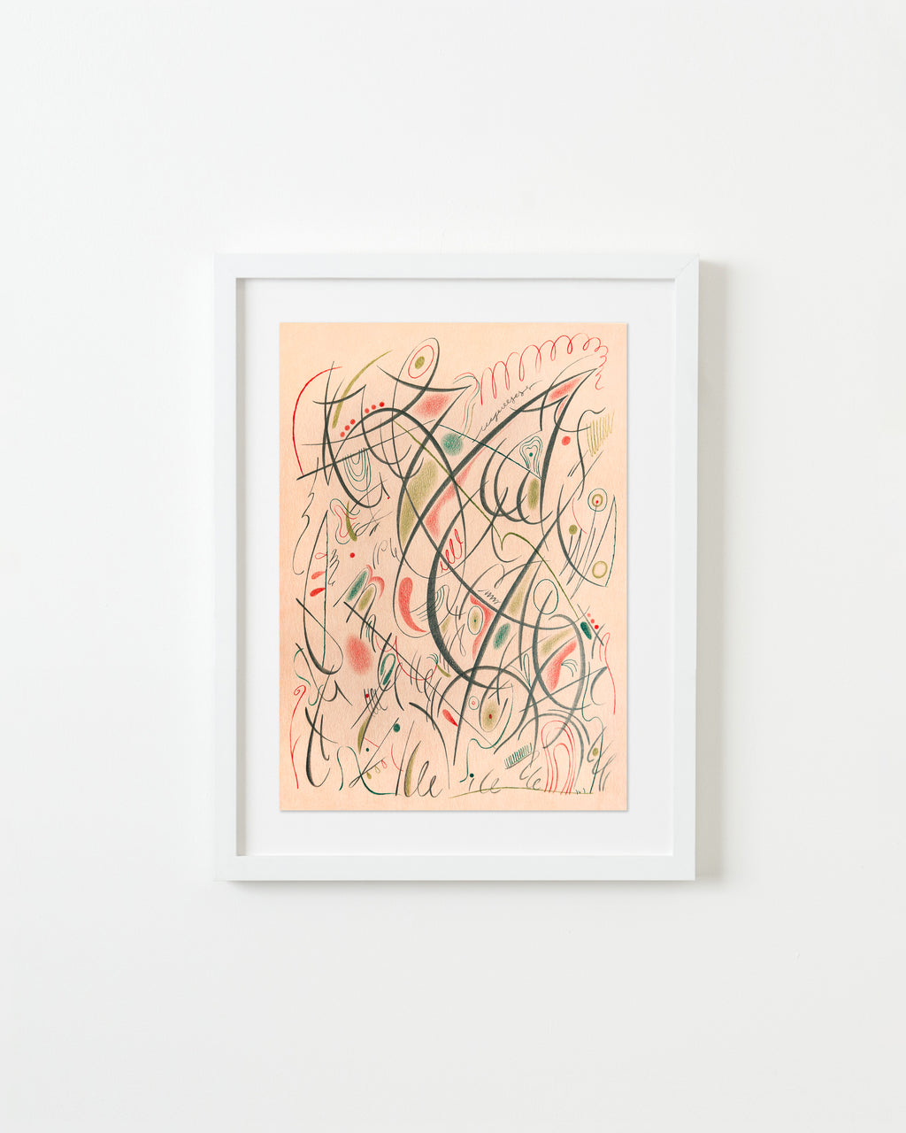 Drawing by Gizem Vural titled "Sudden Breeze" - 1.