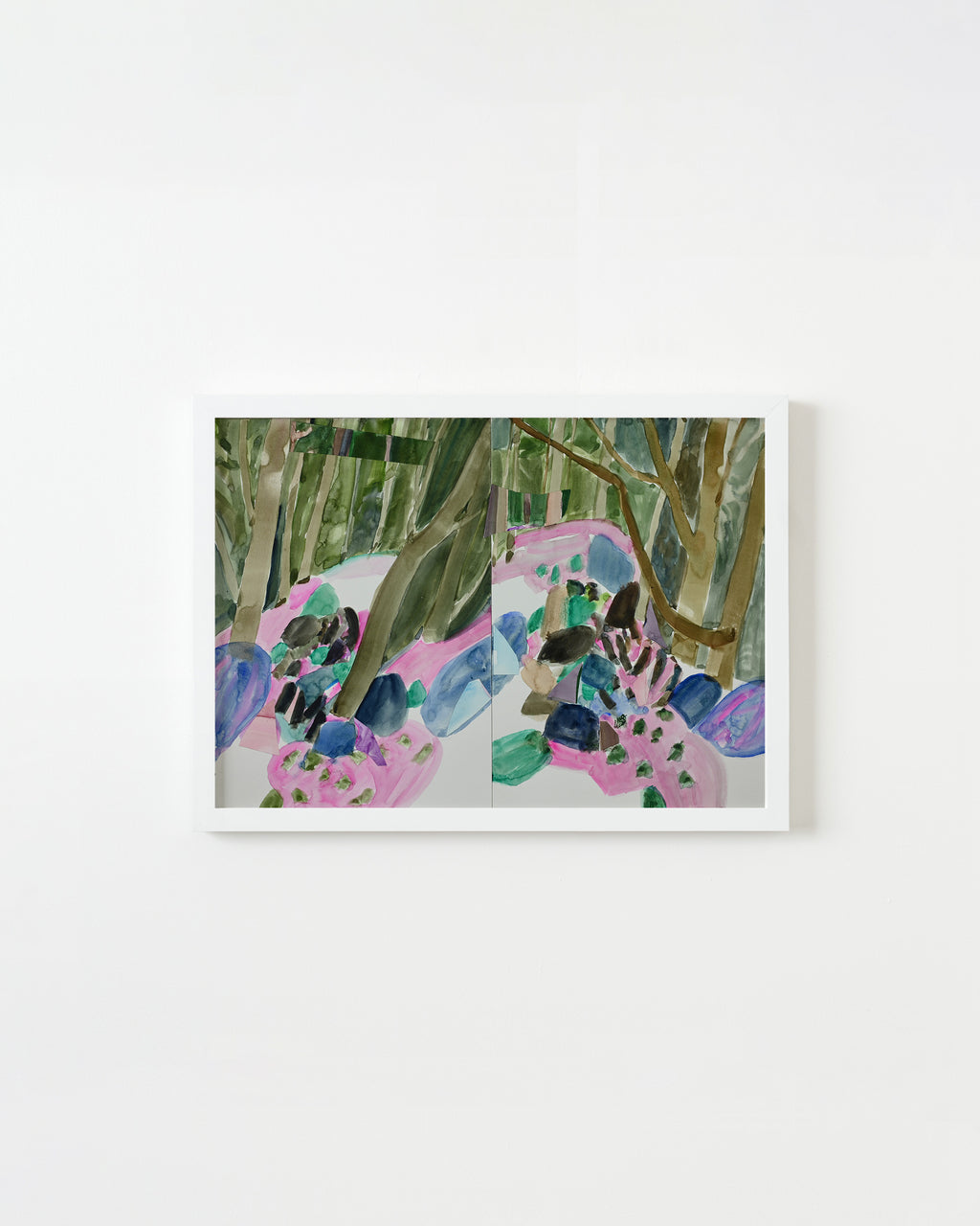 Painting by Una Ursprung titled "Candy-like gemstones" - 1.