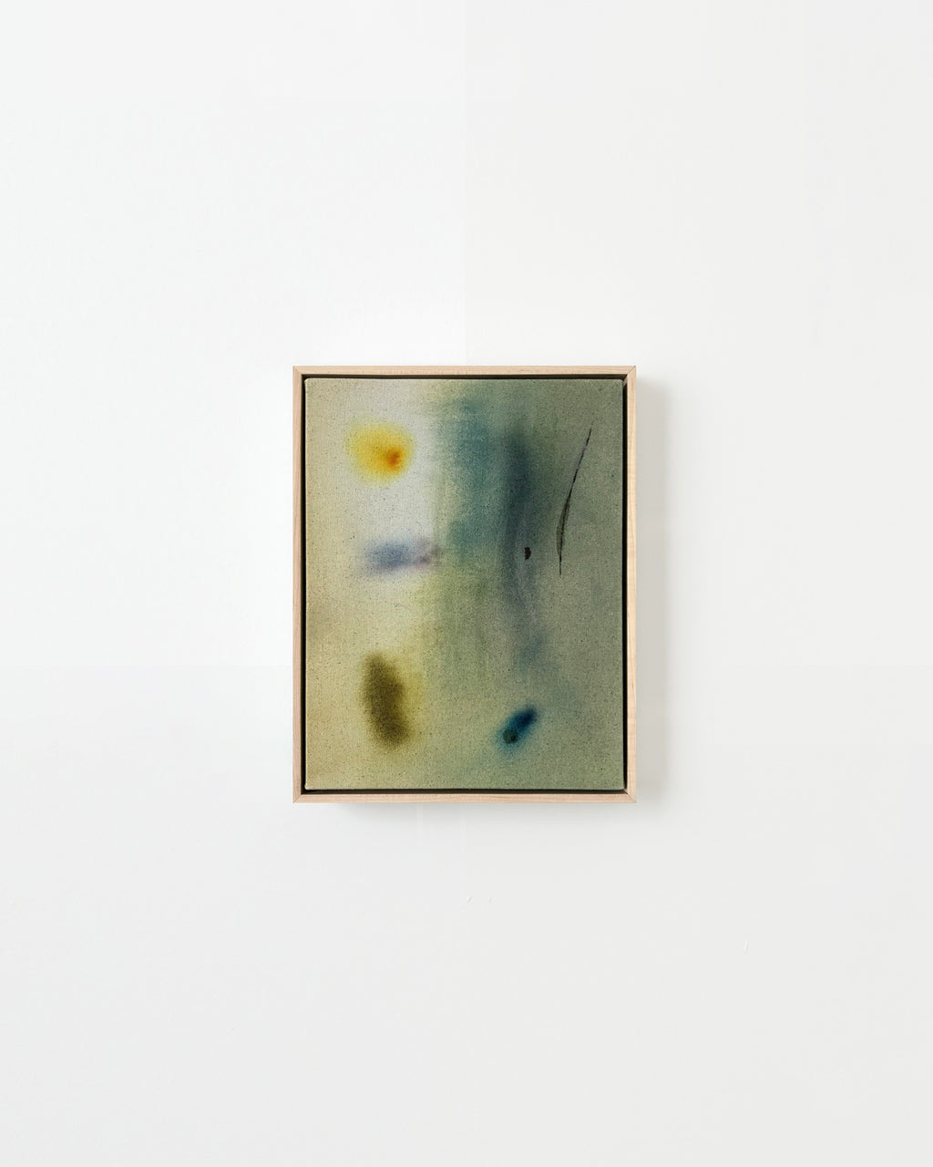 Painting by Arlina Cai titled "Above The Waves Under The Water" - 1.
