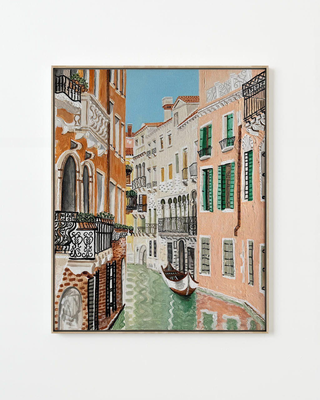 Painting by David Rhoads titled "Venice" - 1.