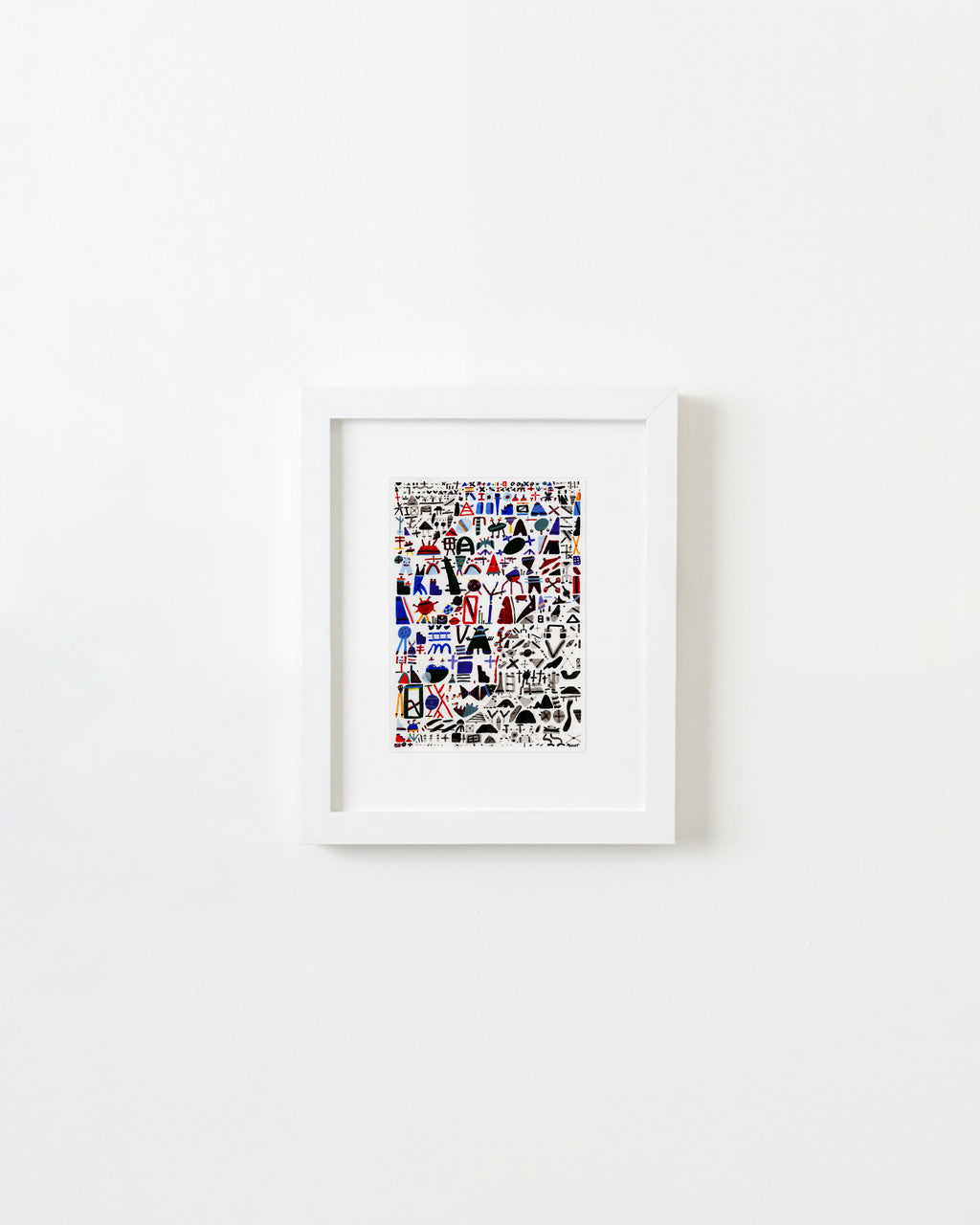 Painting by Kyle Pellet titled "Construction Kami" - 1.