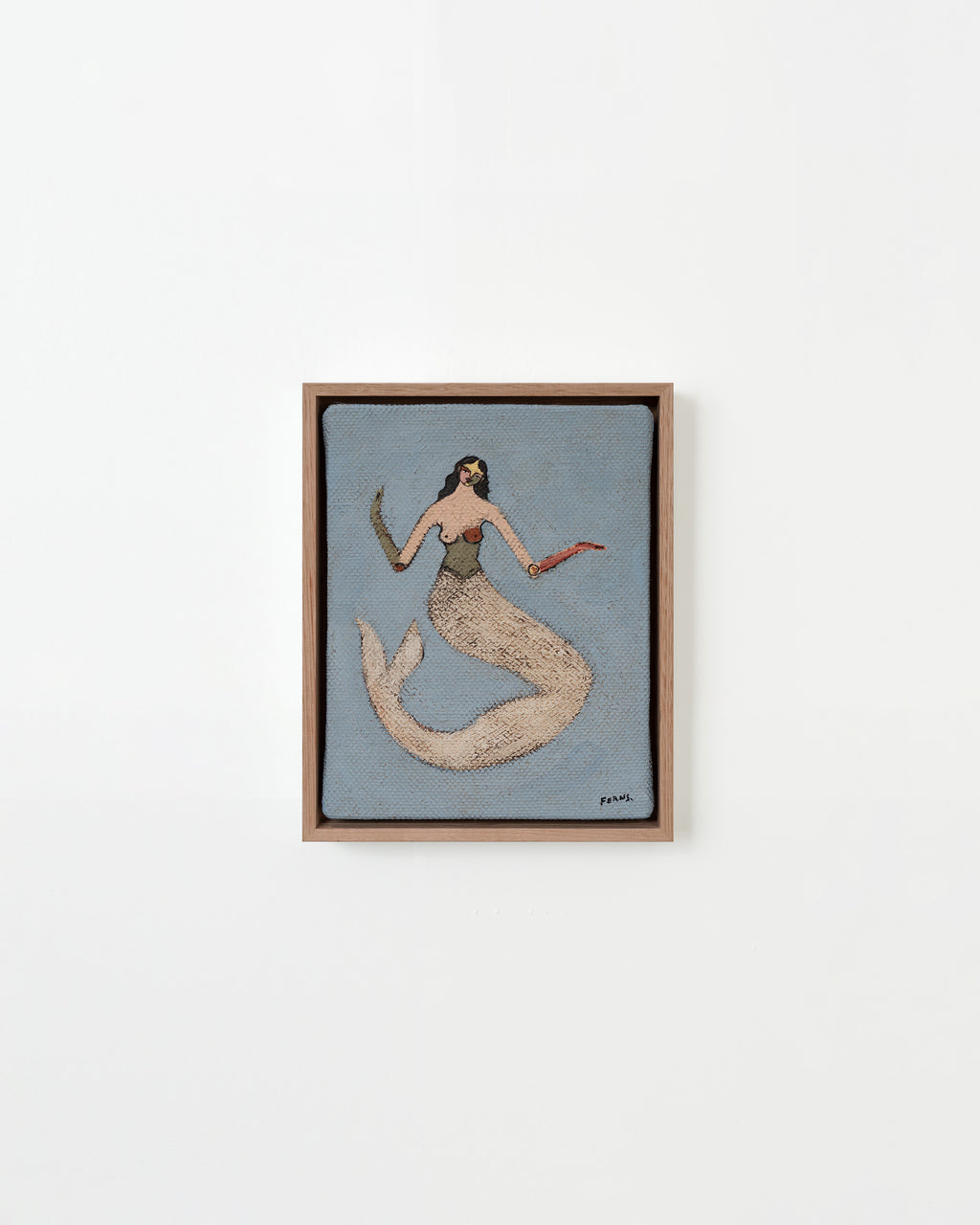 Painting by Brittany Ferns titled "The Sea's Storyteller 1" - 1.