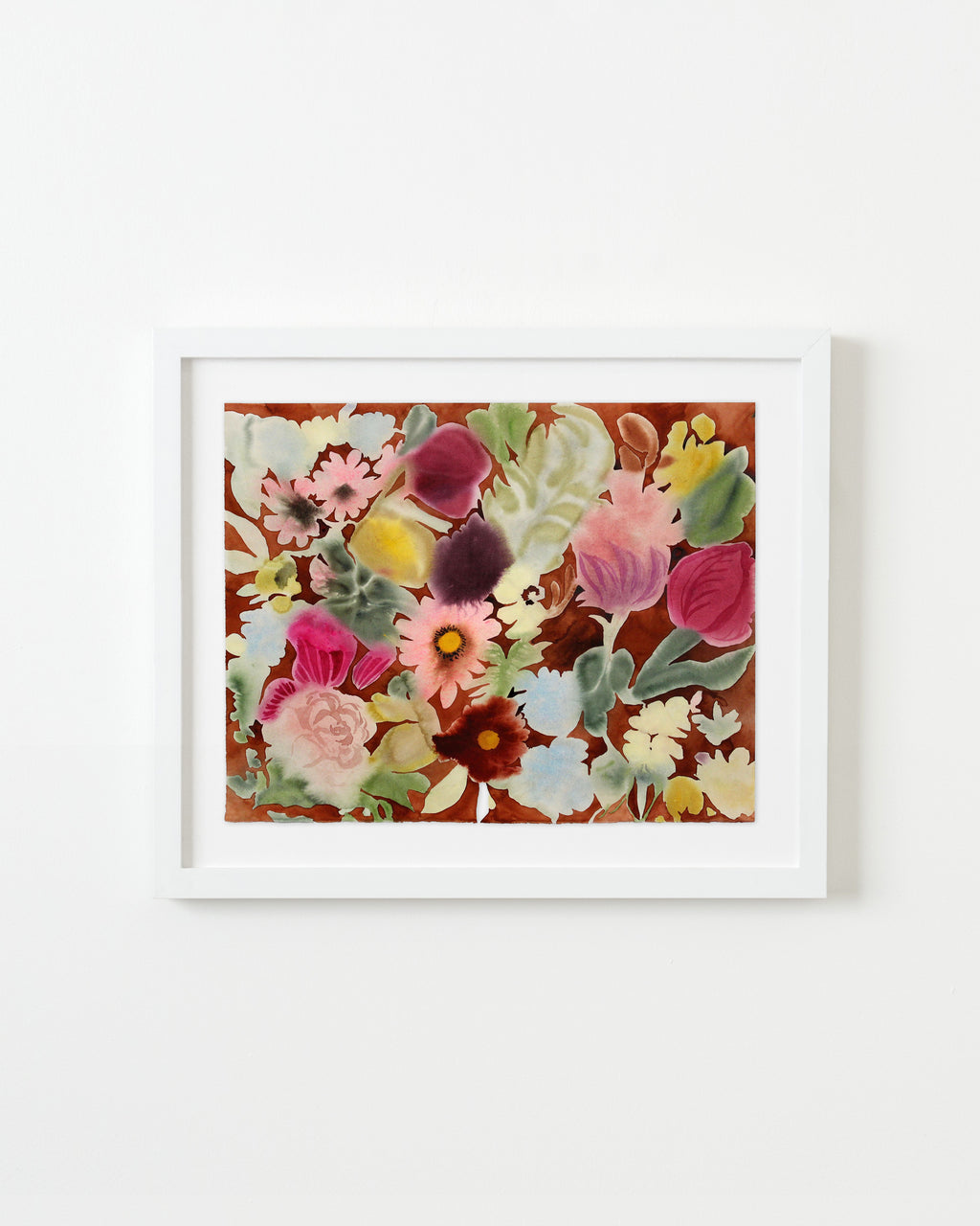 Painting by Kayla Plosz Antiel titled "Flowerfield 2" - 1.