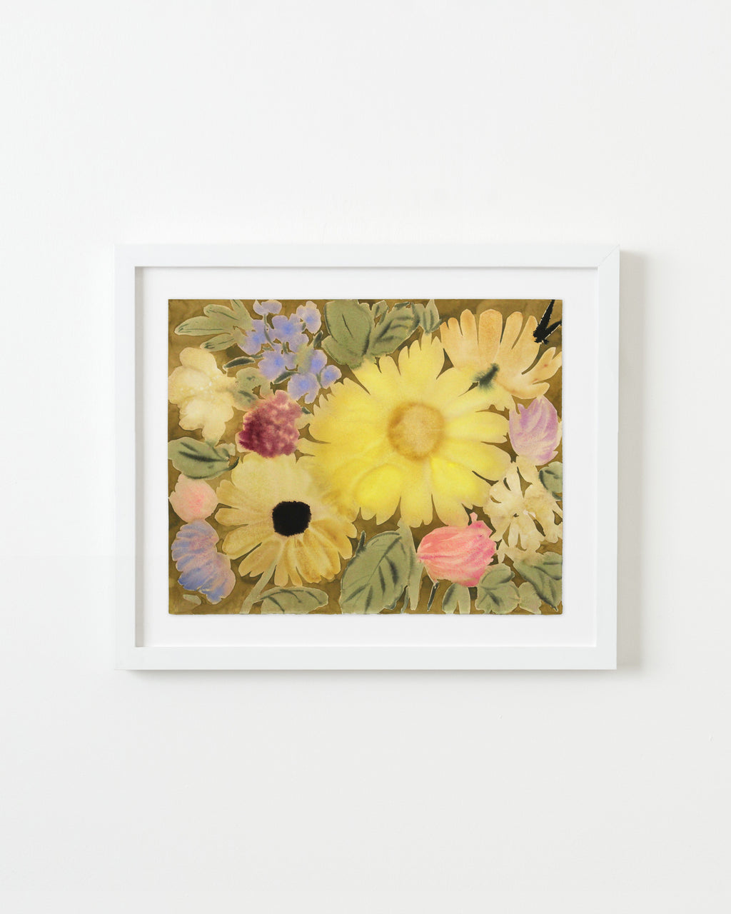 Painting by Kayla Plosz Antiel titled "Flowerfield 3" - 1.