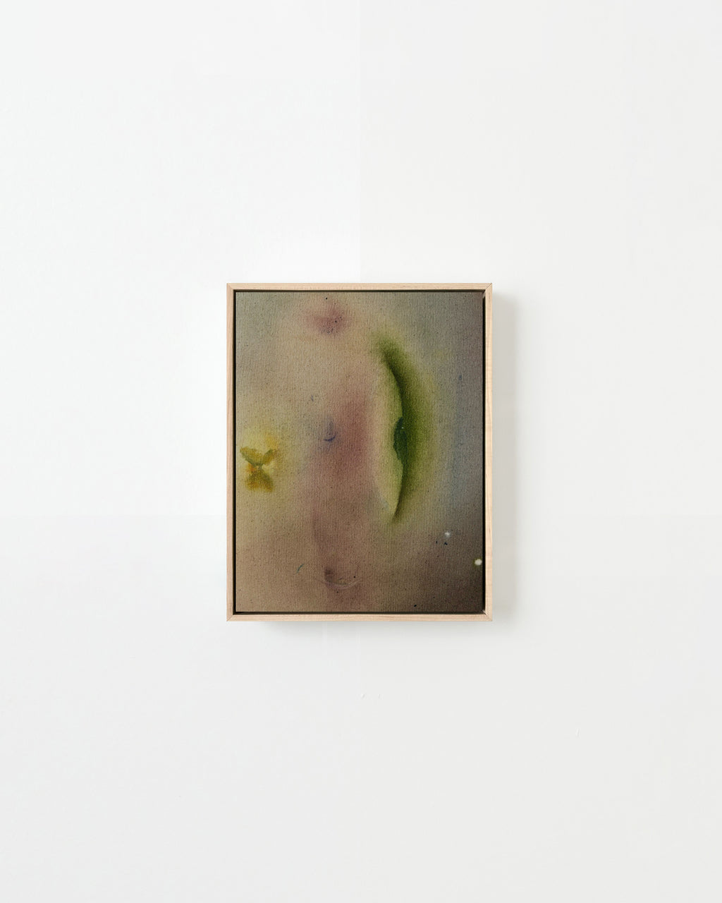 Painting by Arlina Cai titled "Watching Moonlight Together" - 1.