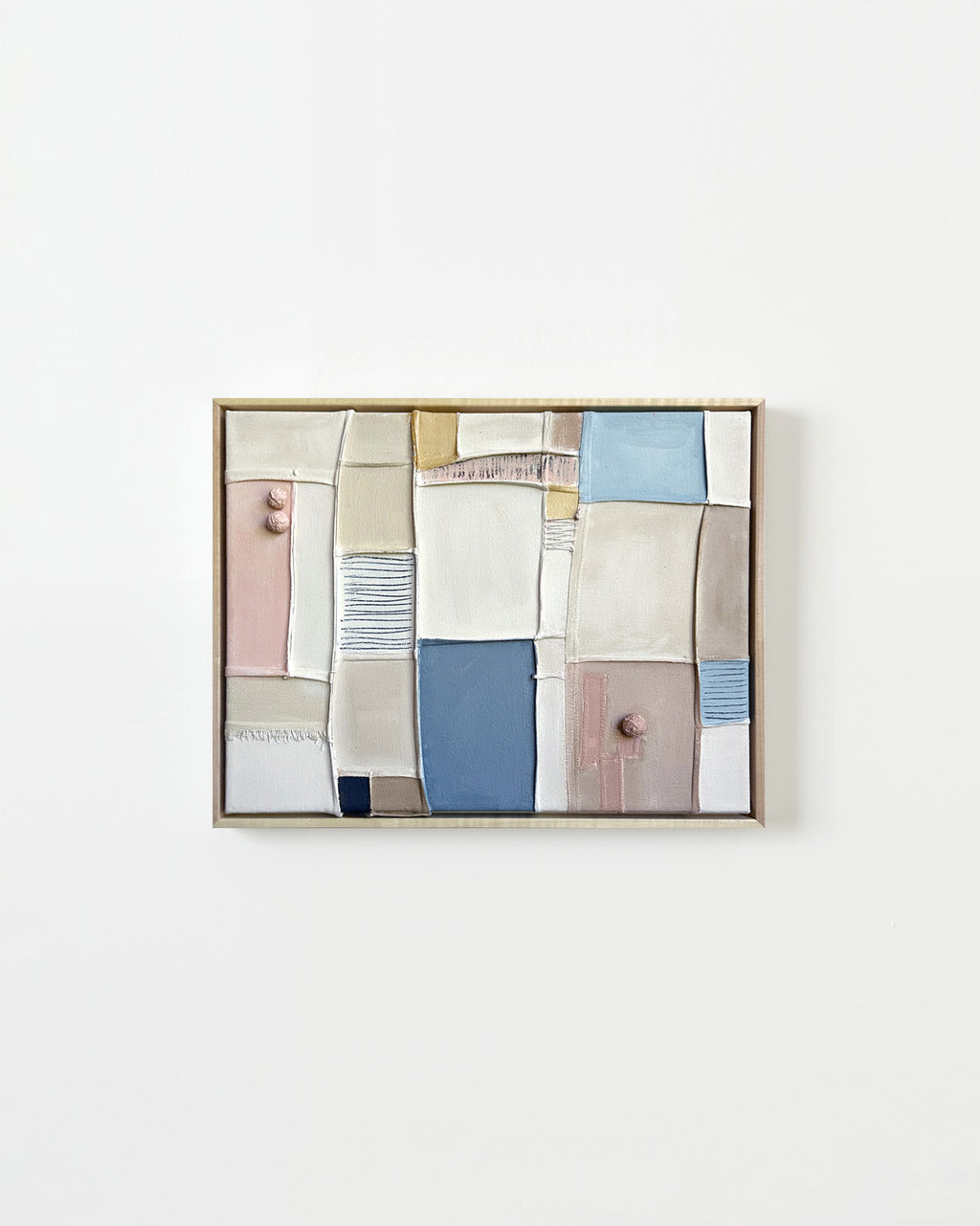 Painting by Nicole Anastas titled "Compartments 68" - 1.
