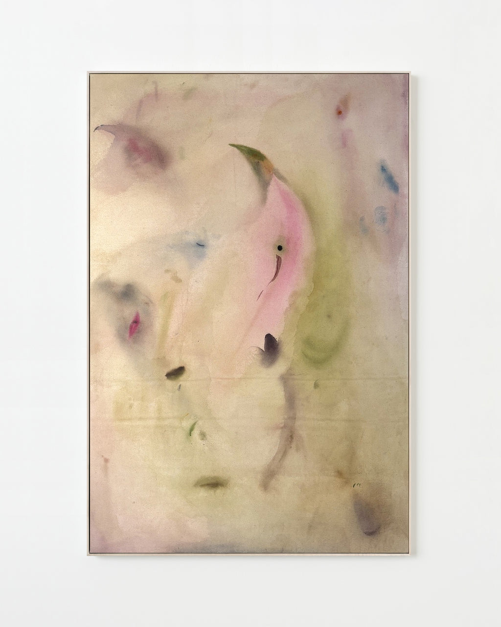 Painting by Arlina Cai titled "Morning Birdsong Through The Open Window" - 1.