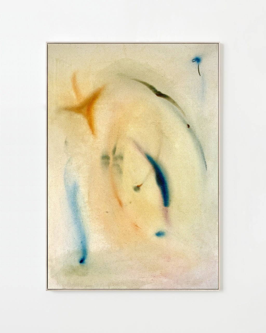 Painting by Arlina Cai titled "What Did The Sun Tell You?" - 1.