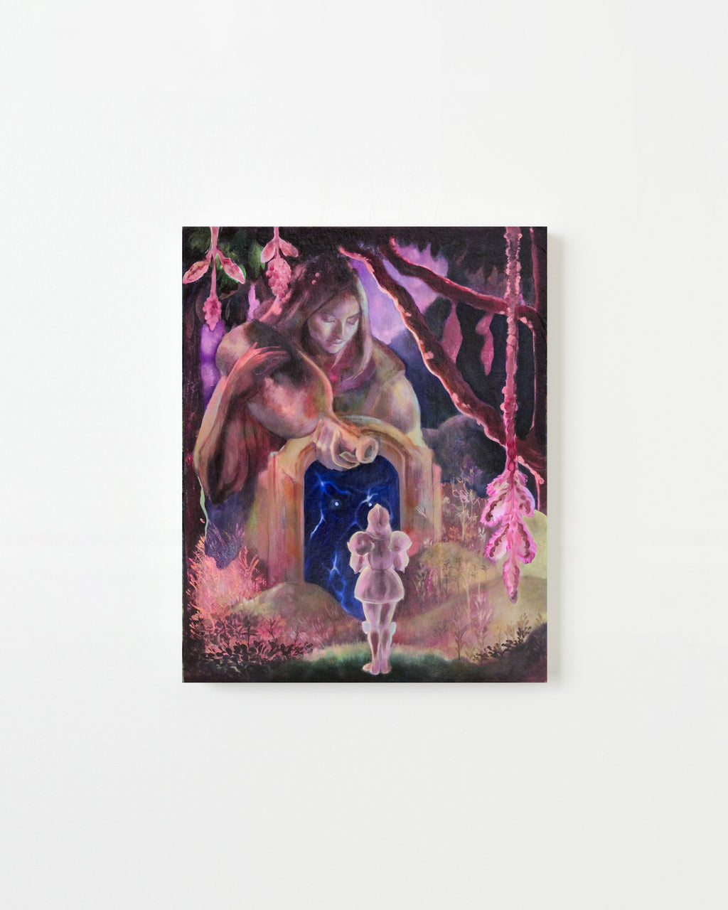 Painting by Nefertiti Jenkins titled "Drink Deep" - 1.