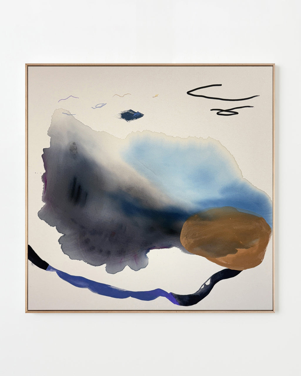 Painting by Karina Bania titled "Finding My Way I" - 1.