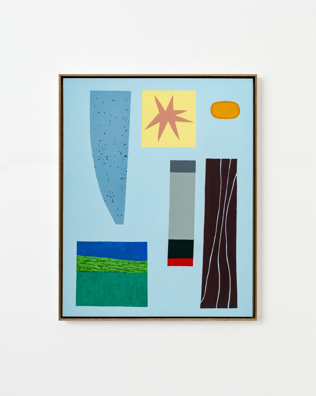 Painting by Scott Sueme titled "Salt Marsh (The Bad Lands)" - 1.