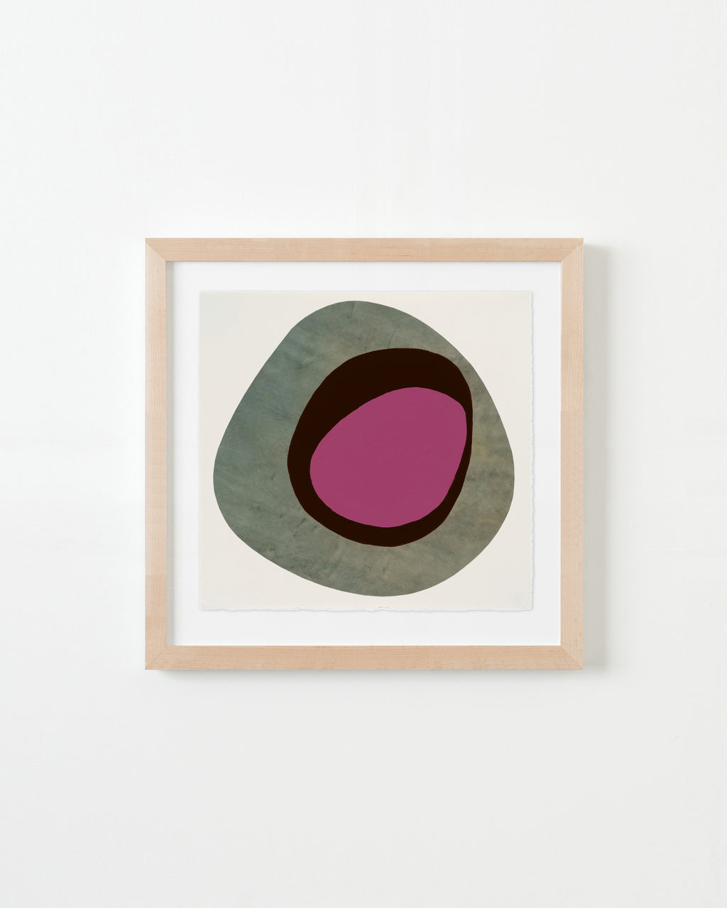 Painting by Laura Berman titled "Enclusion 7" - 1.