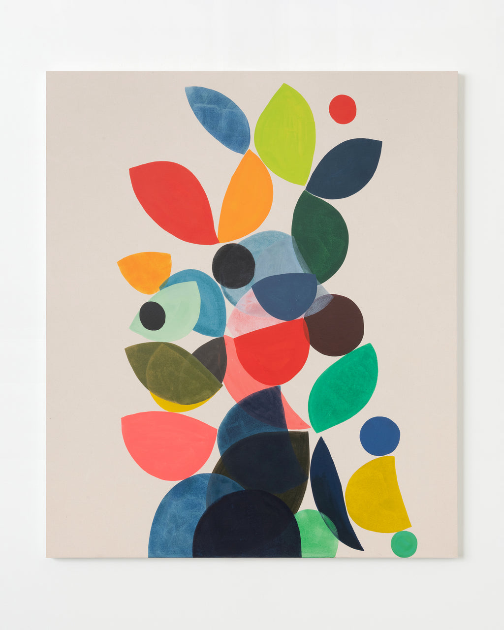 Painting by Vicki Sher titled "Botanical Colors" - 1.