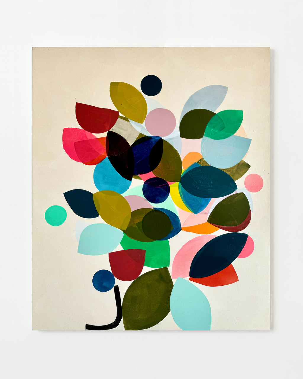 Painting by Vicki Sher titled "Spring Floral 3" - 1.