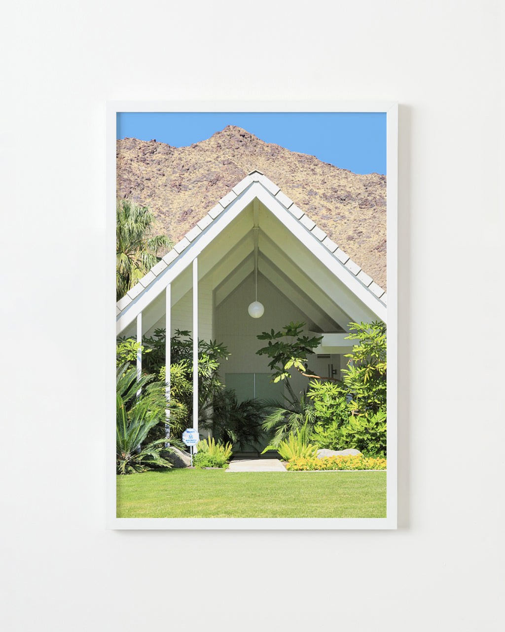 Photography by Dolly Faibyshev titled "A-Frame House" - 1.