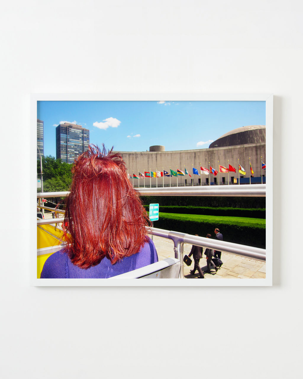 Photography by Dolly Faibyshev titled "Tourist, United Nations" - 1.