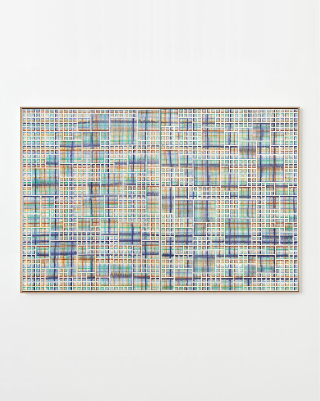Painting by Devon Reina titled "Net, Set, Maelstrom" - 1.