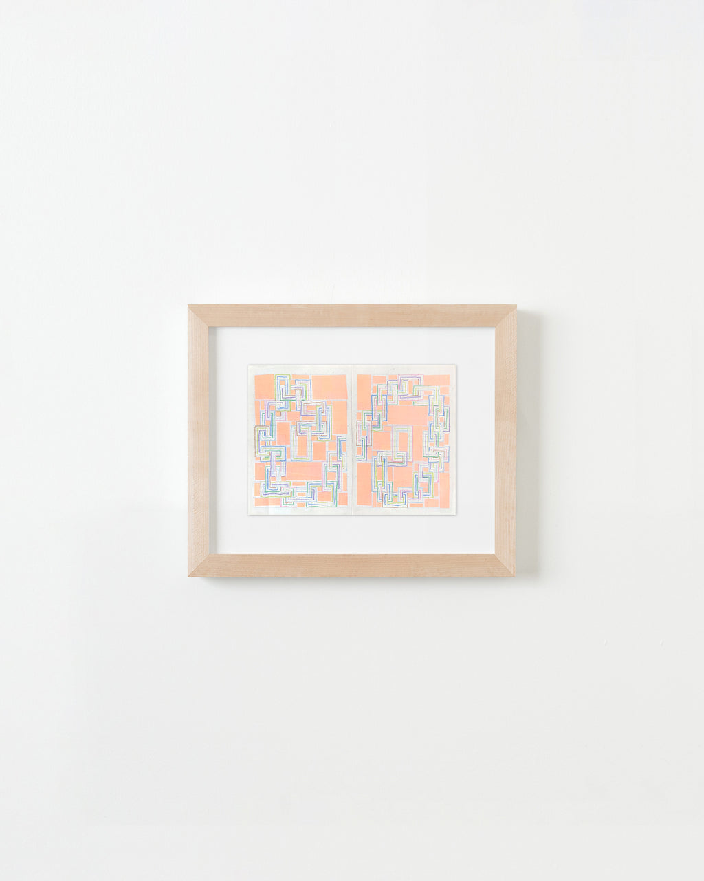 Drawing by Devon Reina titled "Figure 8 Fold (Sketchbook Series)" - 1.