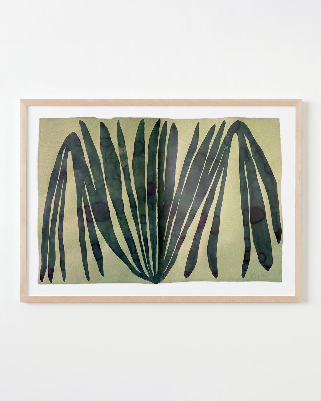 Painting by Kate Roebuck titled "Algae" - 1.