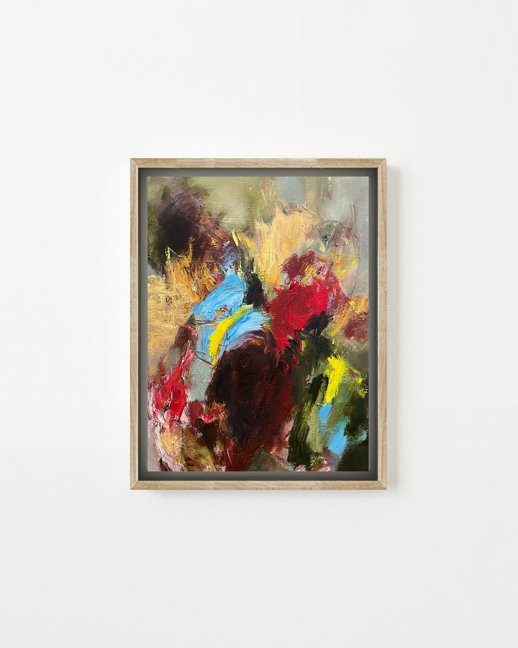 Painting by Elisa Gomez titled "Terrain Study XVII" - 1.