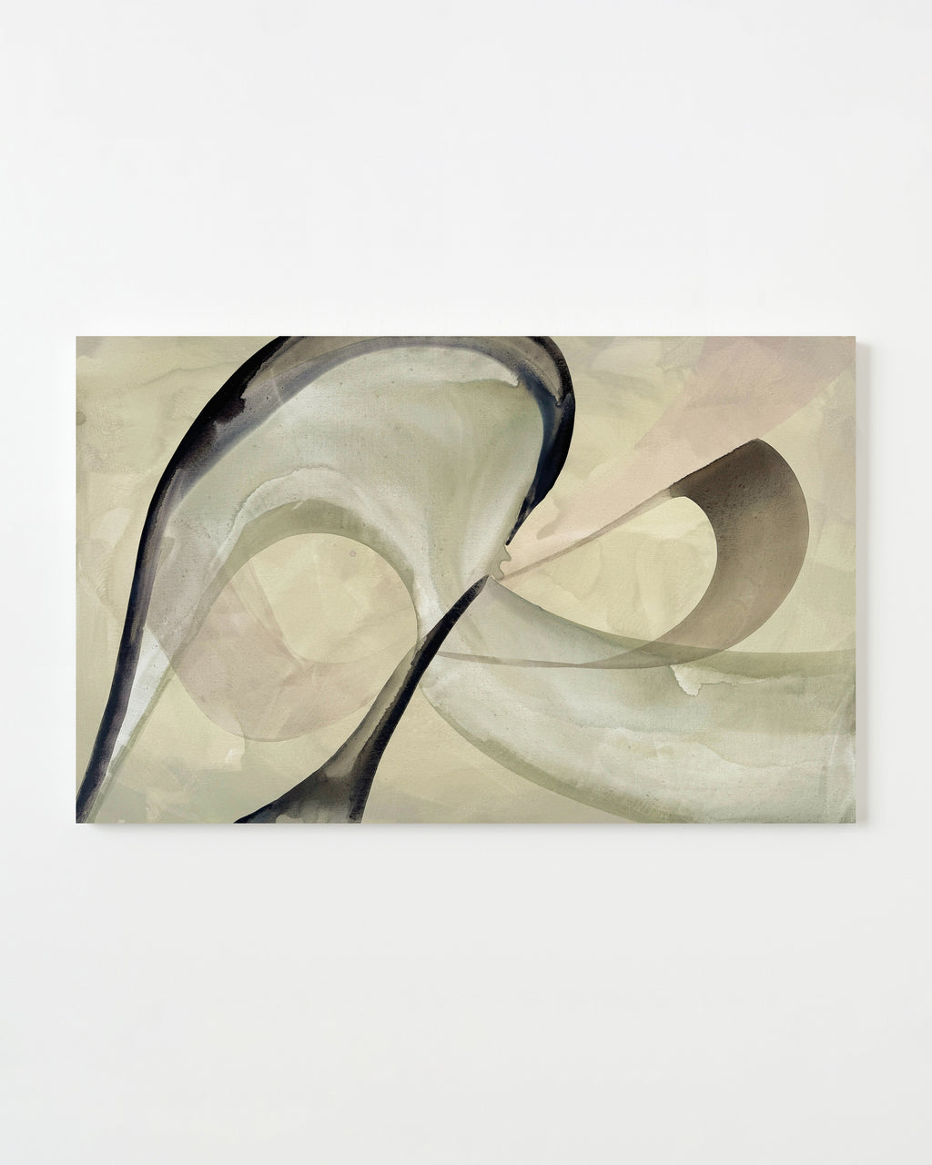 Painting by Laura Naples titled "Invisible Hands that Tend and Shape" - 1.