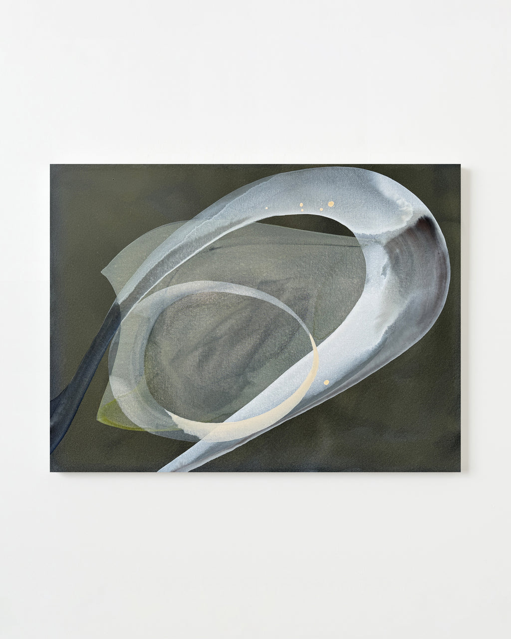 Painting by Laura Naples titled "Meet the Edges" - 1.