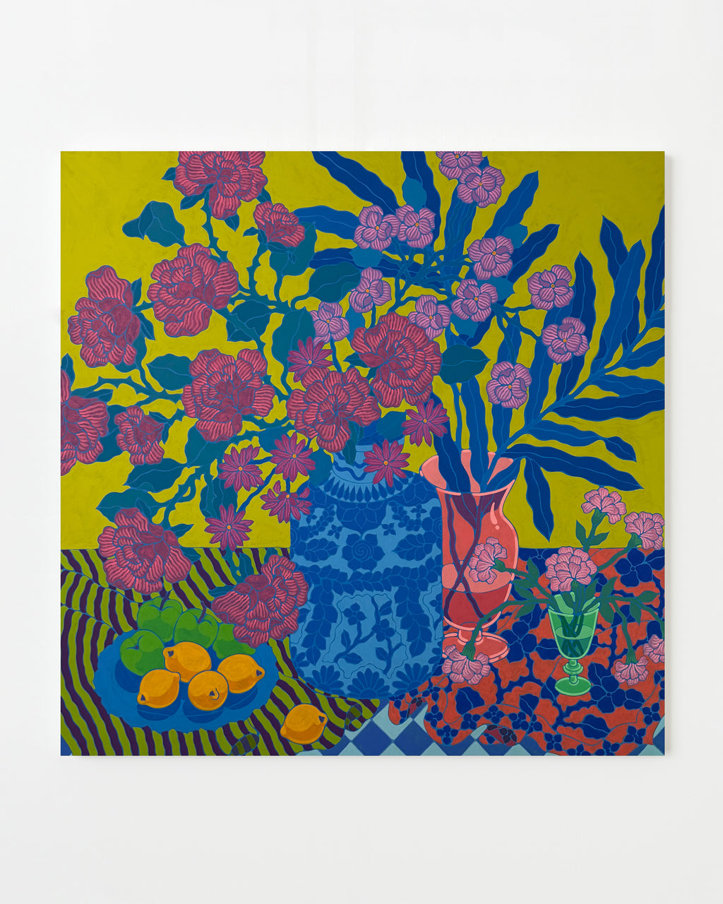 Bright Green Still Life - Sarah Ingraham