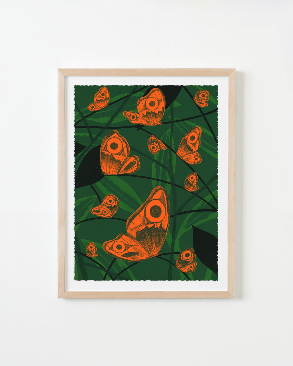 Painting by Eddie Perrote titled "Gathering" - 1.