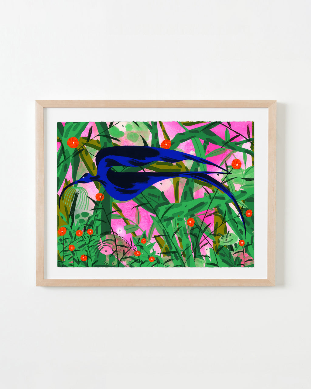 Painting by Eddie Perrote titled "Hummingbird" - 1.