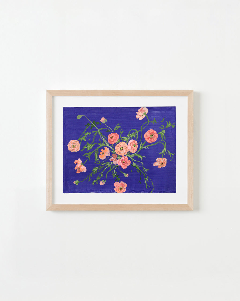 Painting by Kayla Plosz Antiel titled "Ranunculus" - 1.