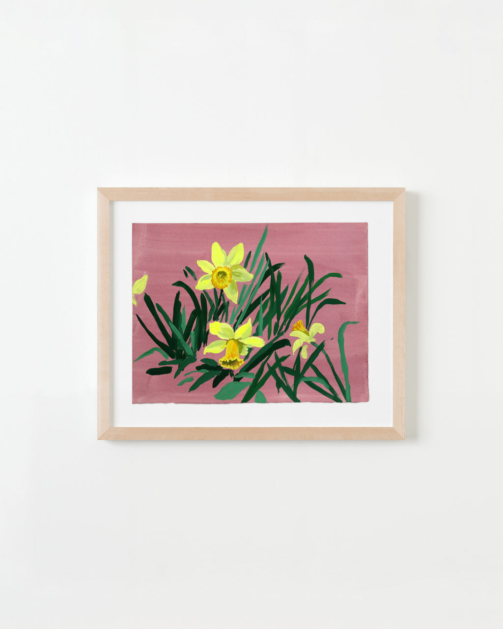 Painting by Kayla Plosz Antiel titled "Daffodils" - 1.