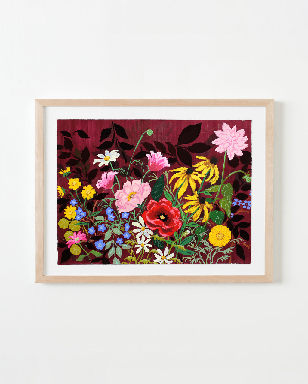 Painting by Kayla Plosz Antiel titled "Garden Series 1" - 1.