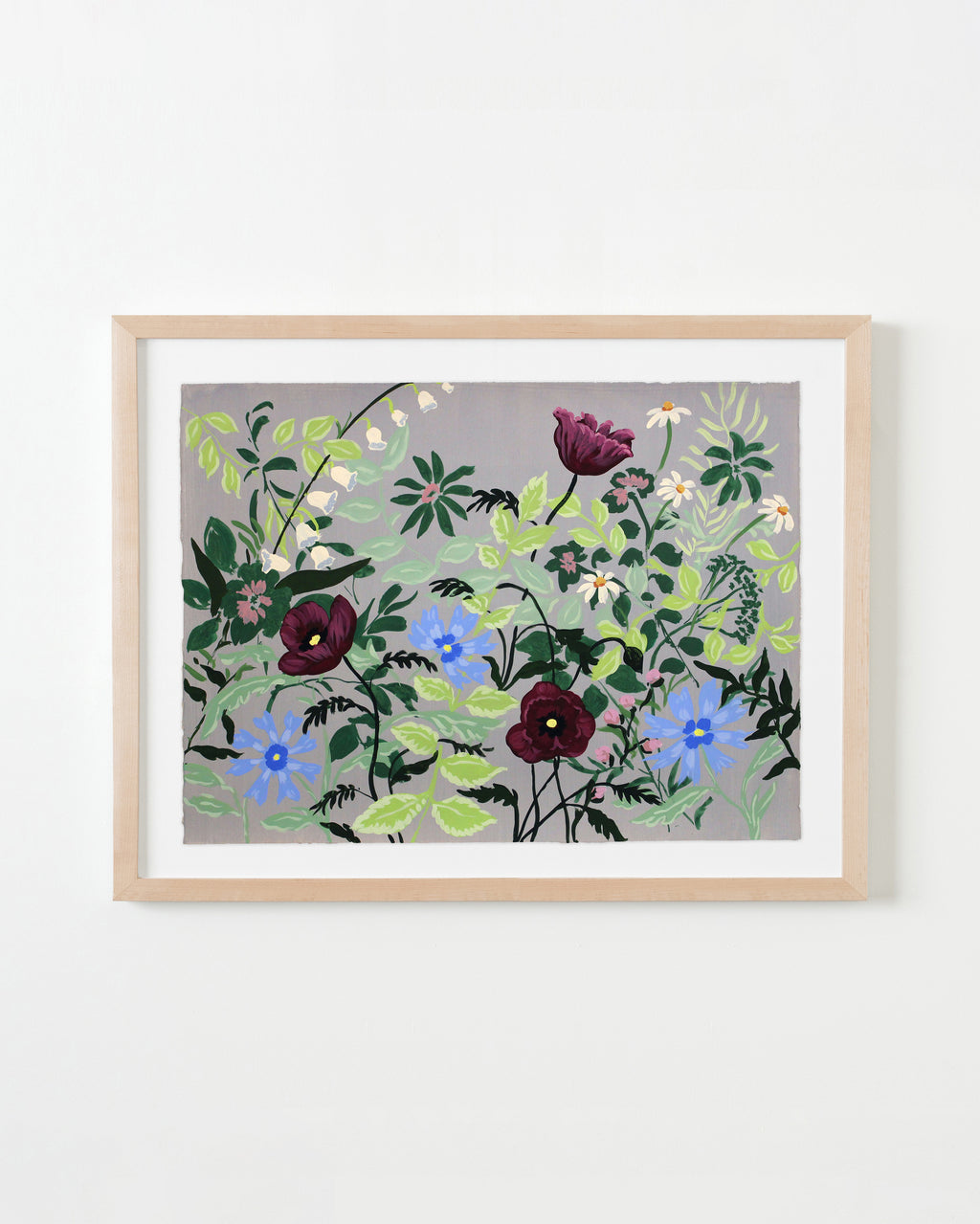 Painting by Kayla Plosz Antiel titled "Garden Series 2" - 1.