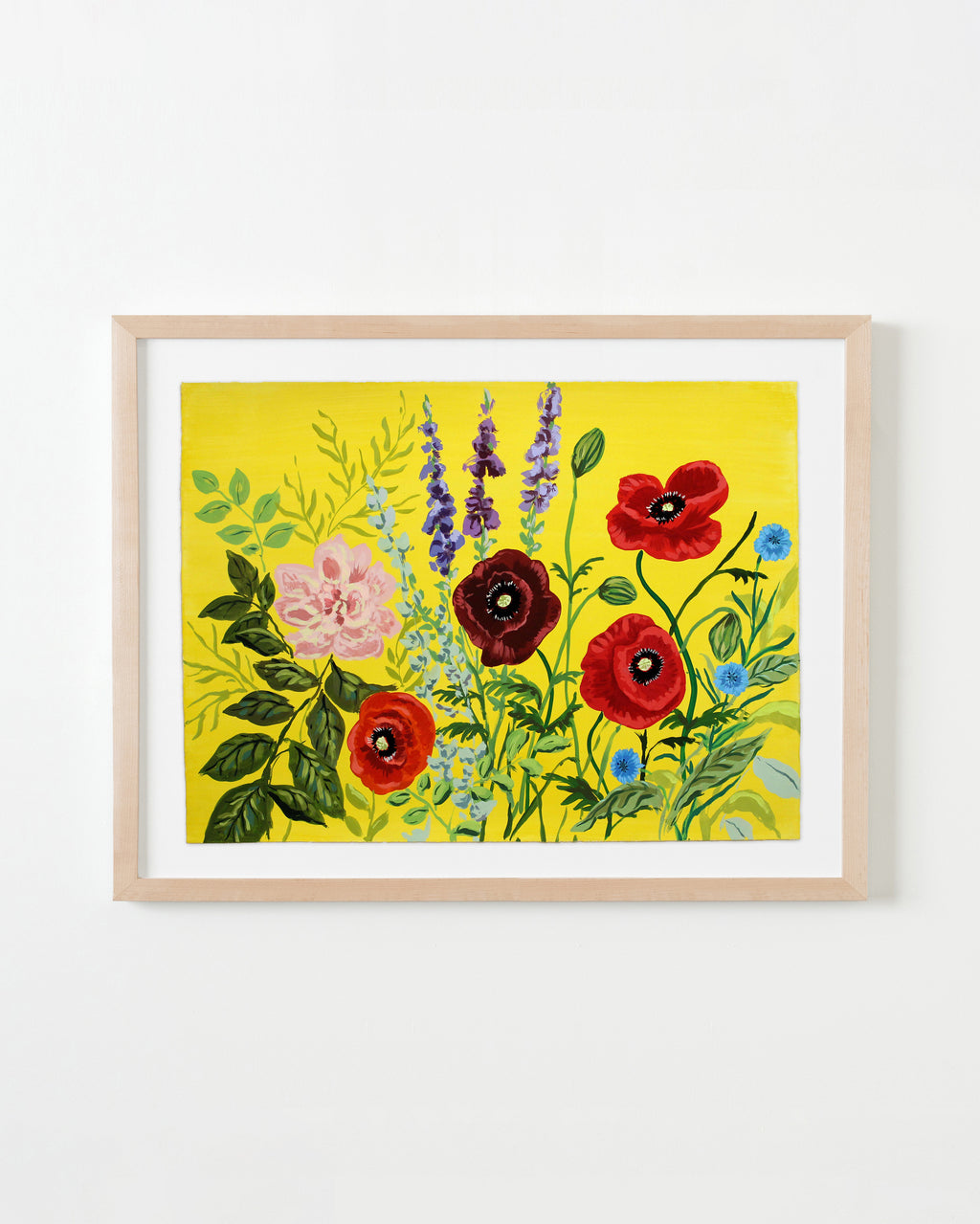 Painting by Kayla Plosz Antiel titled "Garden Series 4" - 1.