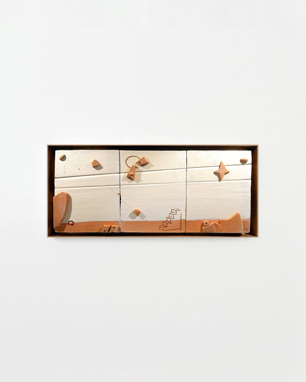 Sculpture by Fitzhugh Karol titled "Moonvies Trio" - 1.