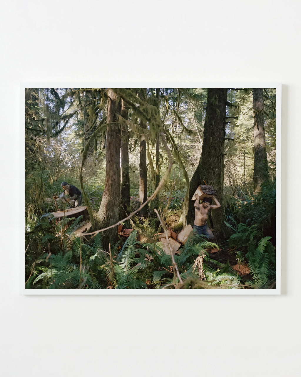 Photography by Anna Beeke titled "The Woodcutters" - 1.