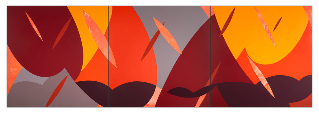 Painting by Ruth Freeman titled "What Goes Around Comes Around" - 2.